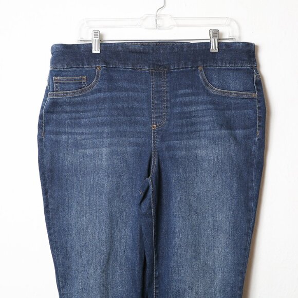 CHICO'S New Pull On High-Waist Medium Wash Jegging - Picture 4 of 16